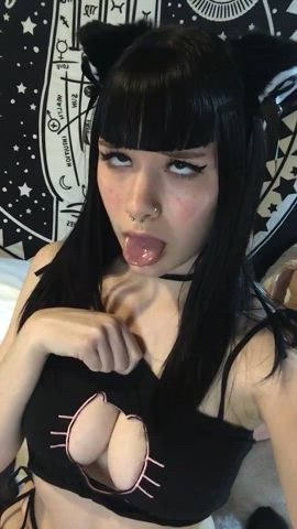 Cat girl ahegao