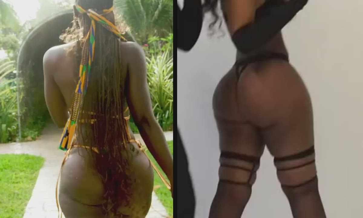 Booty Ebony Thick gif