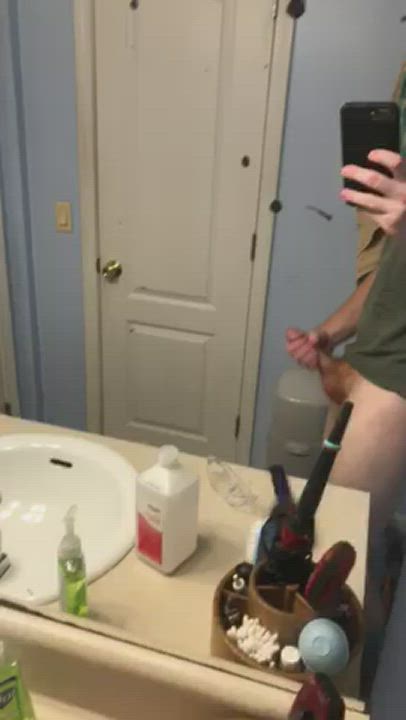 Hardcore Masturbating Selfie gif