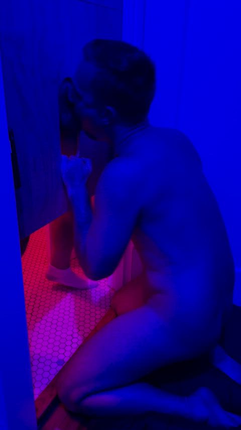 balls deep deepthroat gag gagging glory hole sloppy wet blowjobs gif