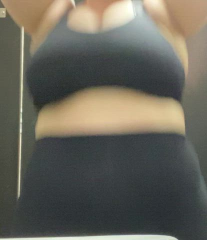 Boobs Bouncing Bouncing Tits Gym gif