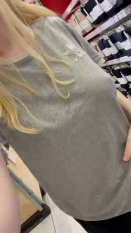 I’m always flashing my big tits when I go out in public [GIF]