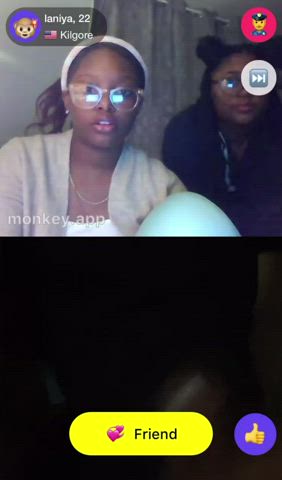 cock shock cum ebony reaction gif