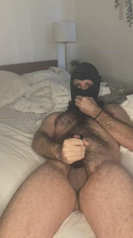 How would you clean all of this cum off of my big cock? 😈