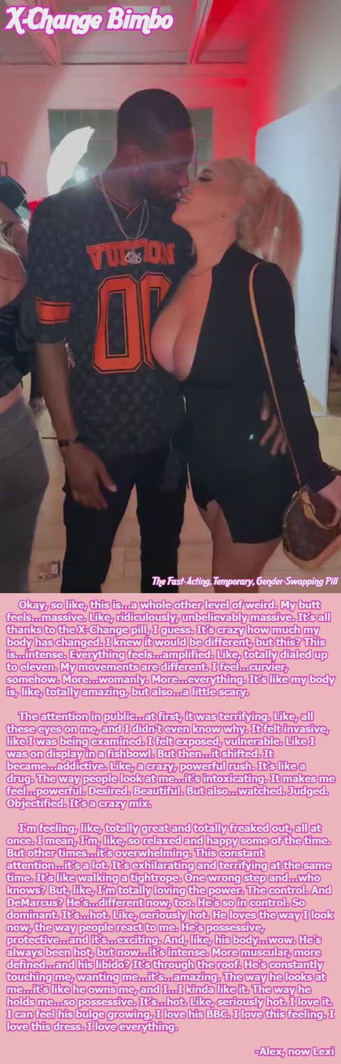 Lexi's (formerly Alex), big (black) night out!