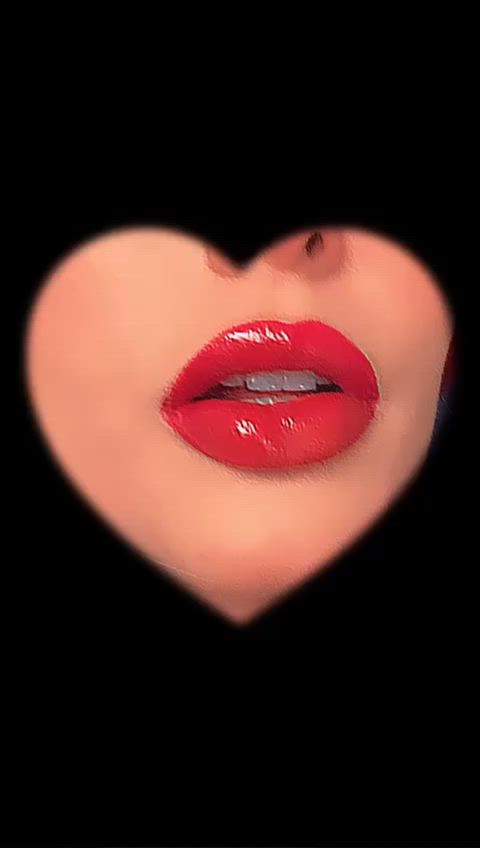 lips lipstick lipstick fetish tongue tongue fetish blowjobs lips-that-grip gif