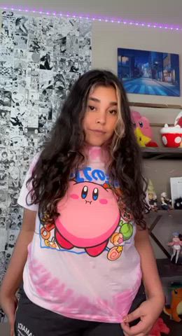 Can I get your attention with my caramel boobs?