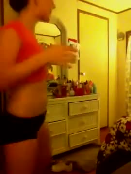 Ashton shaking that ass