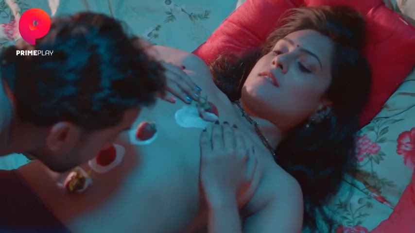 food fetish indian kissing licking seduction gif