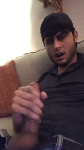 big dick cum cumshot facial homemade jerk off orgasm solo gif
