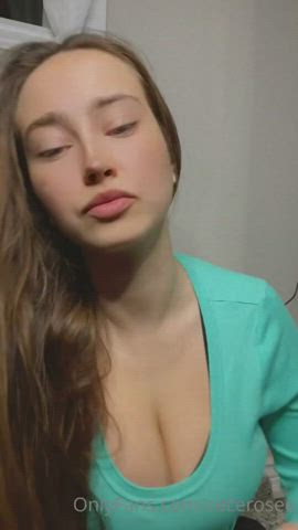 big tits bouncing tits natural tits onlyfans squeezing gif