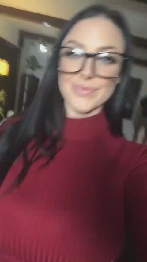 angela white big tits boobs bouncing tits brunette busty huge tits natural tits pornstar