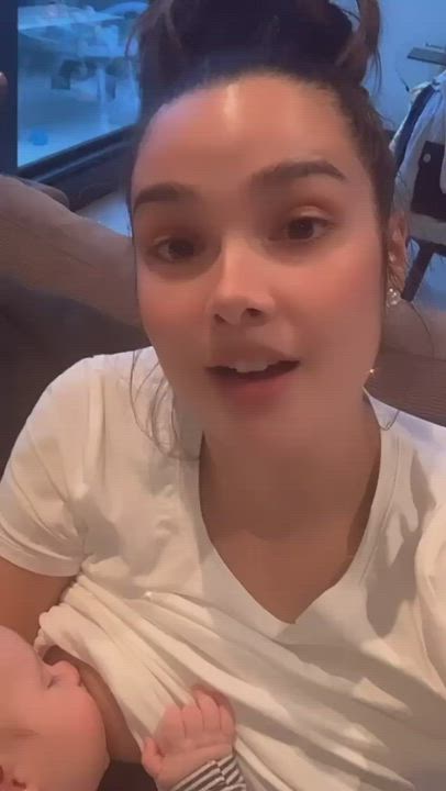 Australian Breastfeeding Selfie gif