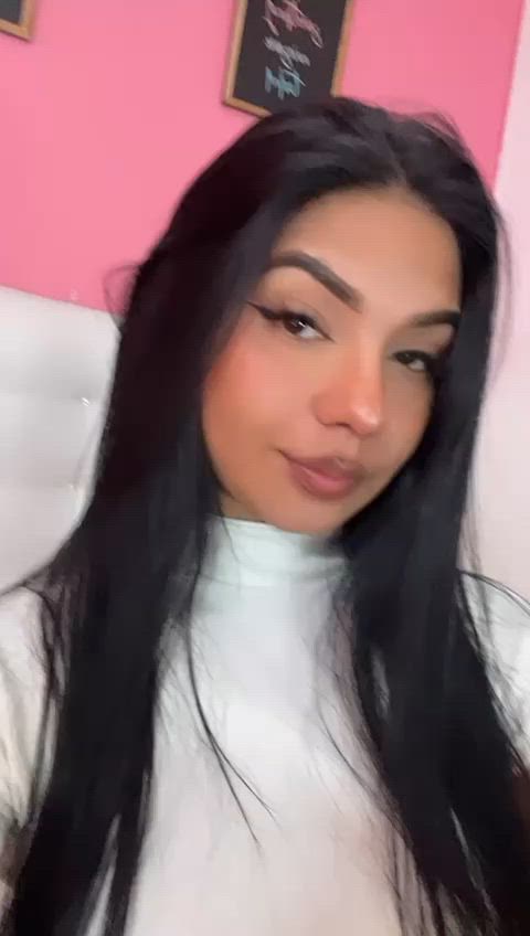 boobs cute latina lingerie natural tits petite teen tits gif