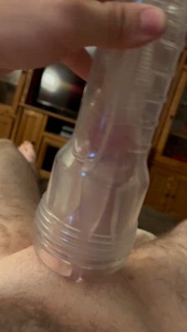 cock fleshlight masturbating gif