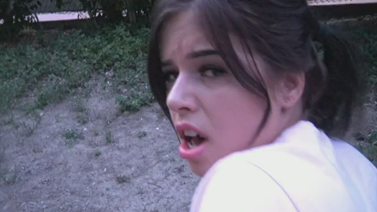Blowjob Facial Outdoor gif