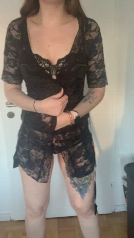Body Brunette Lingerie gif