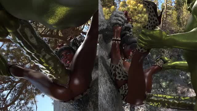 Amaya and the orc