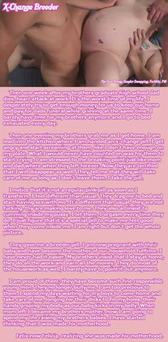 Felix now Felicia, realizing she was made for motherhood [part 2/2]