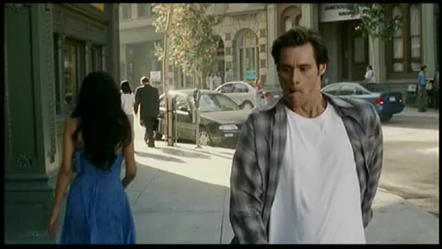 Bruce Almighty upskirt.
