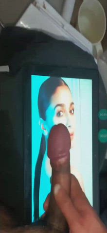 Aaah alia raaaand u made my big cock even more bigger mmm just wana spank u like