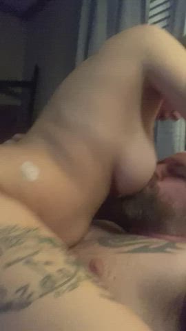 amateur big ass big tits homemade milf natural tits pawg riding tits wife gif