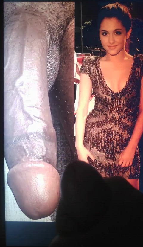 ariana grande bbc babecock cock cum cumshot male masturbation masturbating teen tribute