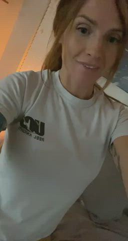 amateur big tits redhead gif