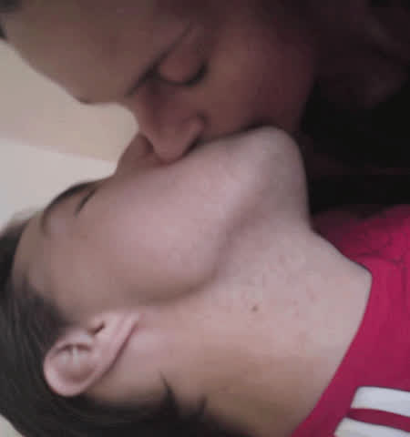 couple erotic kissing gif