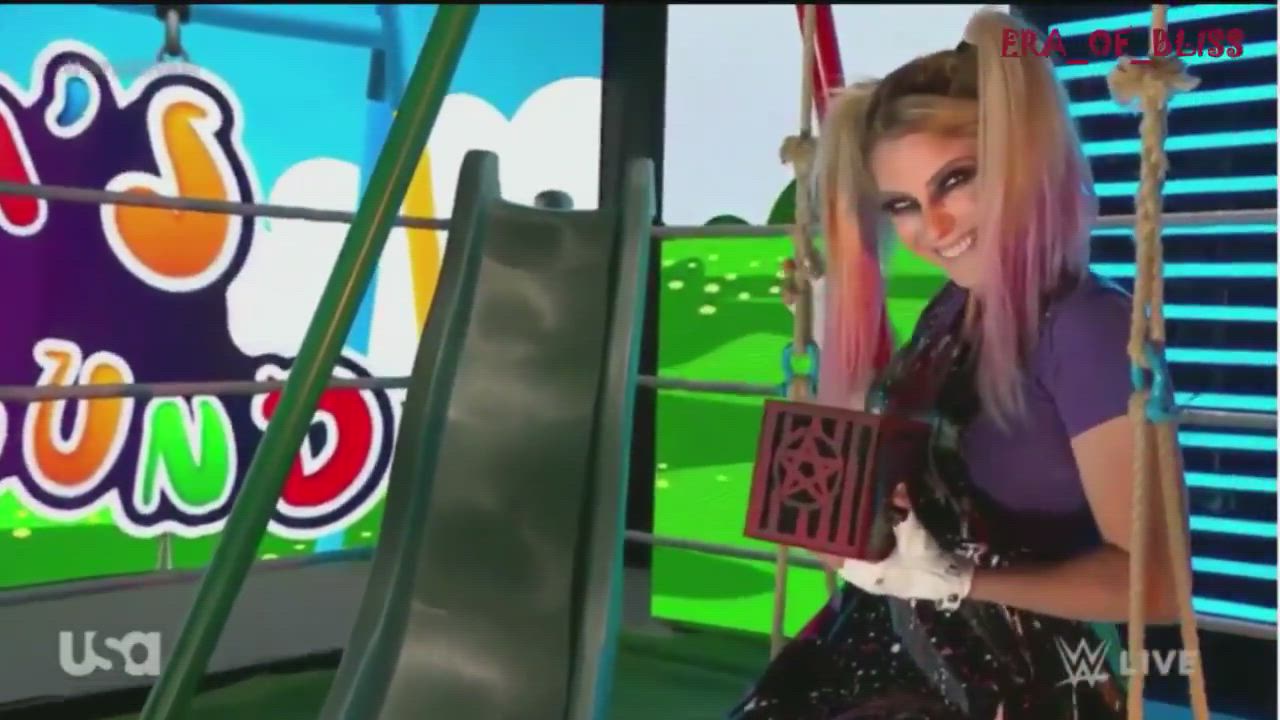 Goddess Goth Wrestling gif