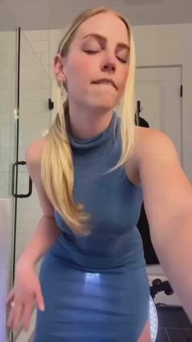 big tits cute dancing dress pokies see through clothing sheer clothes tiktok tits