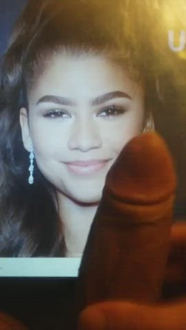 Cumshot Skinny Tribute Zendaya gif