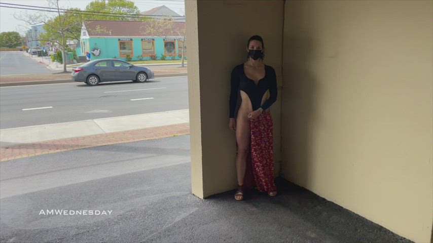 Stripping my clothes off roadside