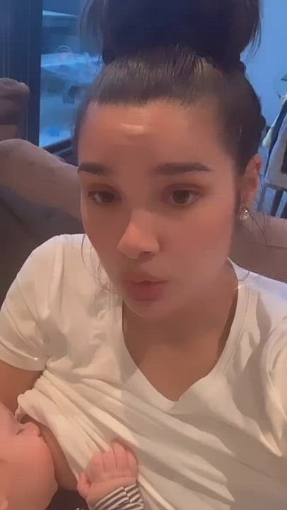 Australian Breastfeeding Selfie gif