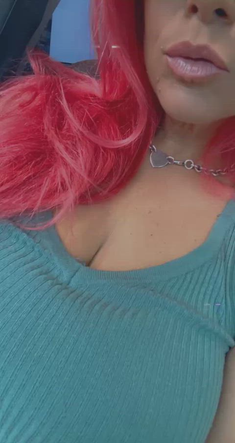 car milf myfreecams onlyfans redhead tease horny-cougars redheads gif