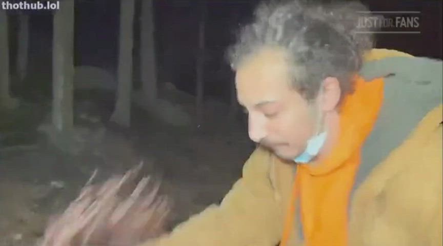 domination hair pulling outdoor public rough slapping slave gif