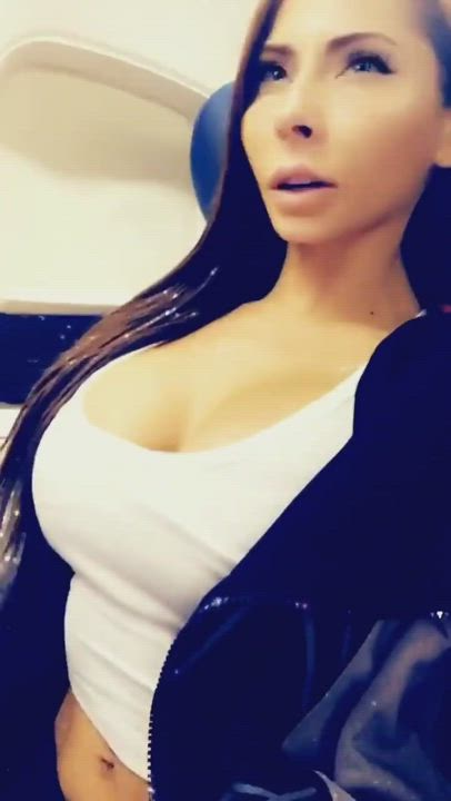 Being naughty on a plane