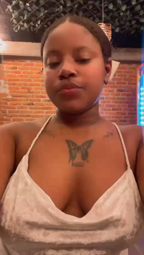 big tits ebony kiss latina lingerie lips pretty sensual tattoo tits gif