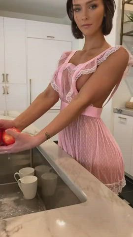 Cute Lingerie Rachel Cook gif