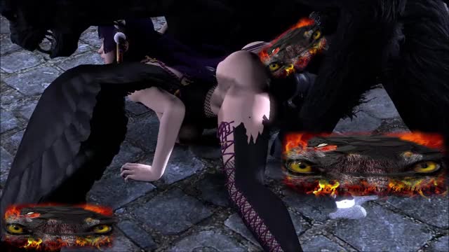 3D Werewolf VS Futa - Angle 3(Safe)