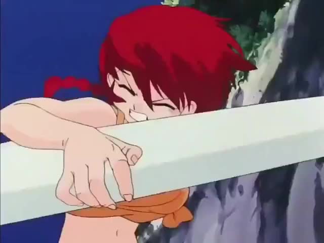 Ranma Saotome - 90's jiggle animation and topless [Ranma 1/2]