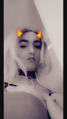 blowjob cock crossdressing dildo fake tits sissy gif