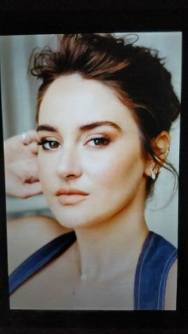 brunette celebrity cum cumshot facial shailene woodley tribute gif