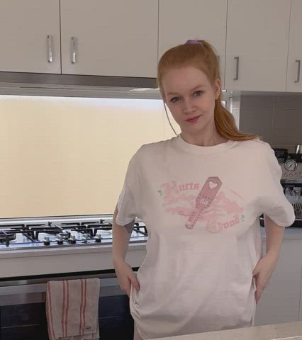 I hope you like redhead pussy for breakfast, lunch and dinner