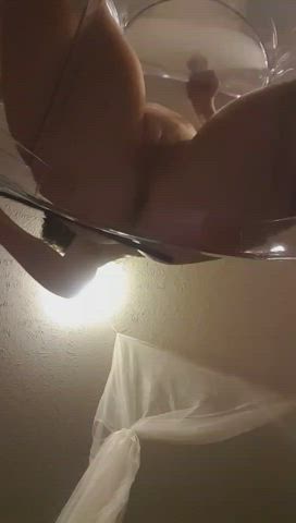 amateur ass asshole babe booty chair sex goth homemade onlyfans teasing gif