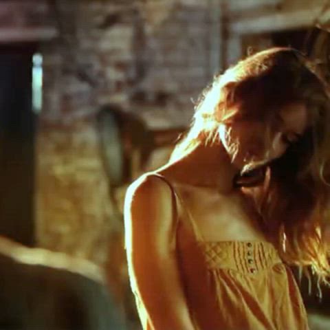 boobs rosie huntington-whiteley underwear undressing gif