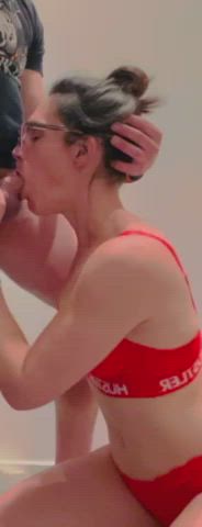 bwc lingerie throat fuck gif