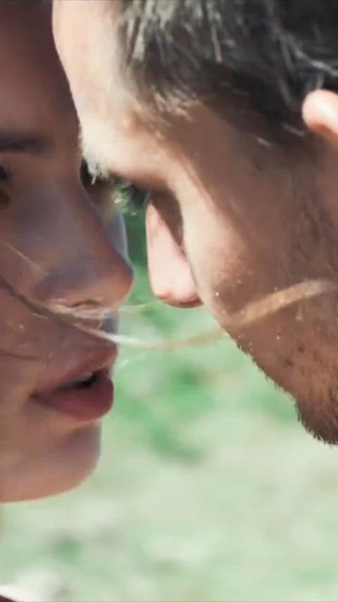 actress brunette celebrity french kissing natural tits outdoor riding romanian undressing