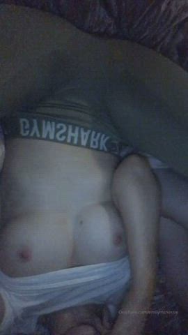 Hardcore Huge Tits Jerk Off gif