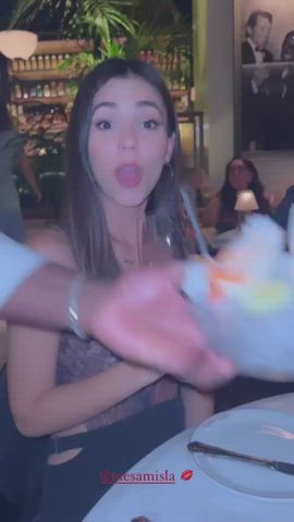 cleavage natural tits victoria justice gif